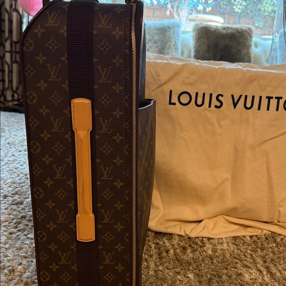 Louis Vuitton Brown and Tan Monogram Luggage